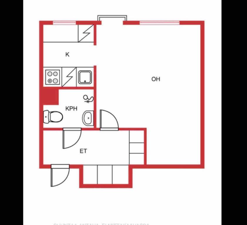 Yksio Kilometri Jokirannasta Forilta Apartment Turku Luaran gambar