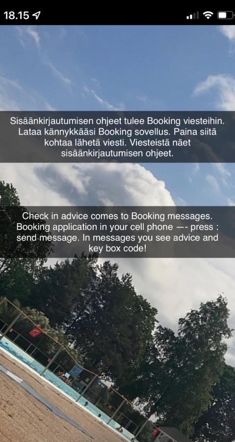 Yksio Kilometri Jokirannasta Forilta Apartment Turku Luaran gambar